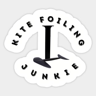 Kite Foiling Junkie Hydrofoil Sticker